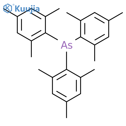 tris(2,4,6-trimethylphenyl)arsane structure