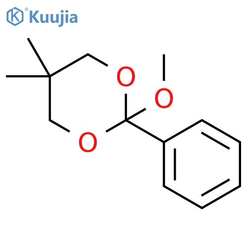 1,3-DIOXANE, 2-METHOXY-5,5-DIMETHYL-2-PHENYL- structure