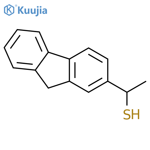 1-(9H-fluoren-2-yl)ethane-1-thiol structure