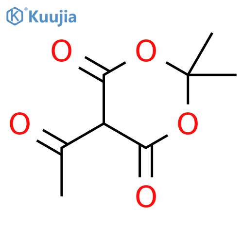 5-Acetyl-2,2-dimethyl-1,3-dioxane-4,6-dione structure