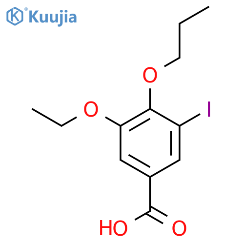 3-Ethoxy-5-iodo-4-propoxybenzoic acid structure