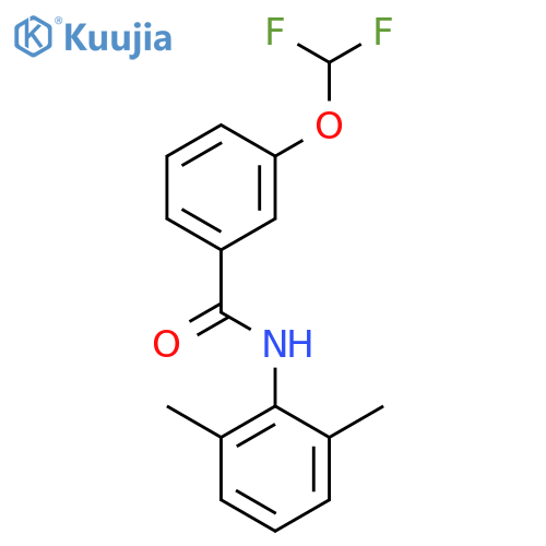 3-(difluoromethoxy)-N-(2,6-dimethylphenyl)benzamide structure