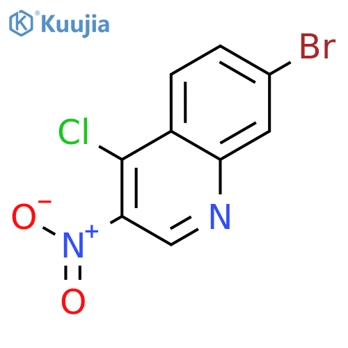 7-bromo-4-chloro-3-nitro-quinoline structure