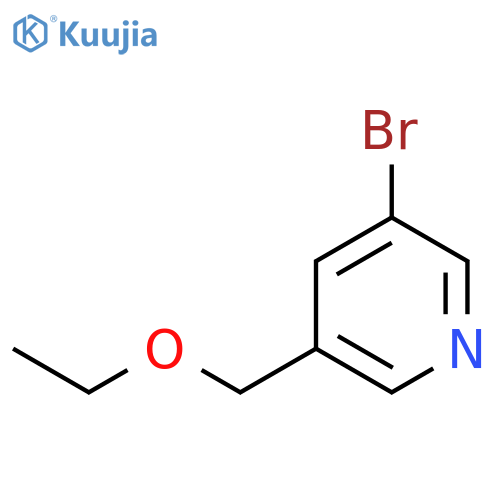 3-Bromo-5-(ethoxymethyl)pyridine structure