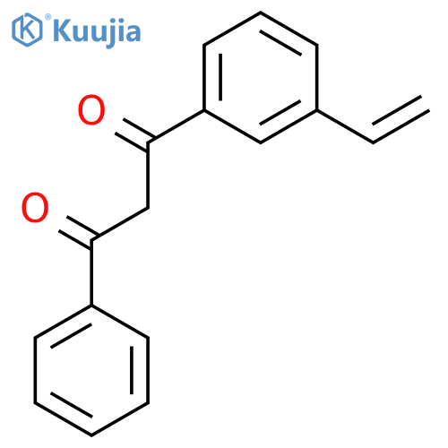 1,3-Propanedione, 1-(3-ethenylphenyl)-3-phenyl- structure