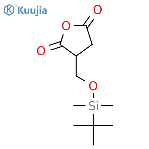 2,5-FURANDIONE, 3-[[[(1,1-DIMETHYLETHYL)DIMETHYLSILYL]OXY]METHYL]DIHYDRO- structure