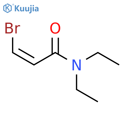 2-Propenamide, 3-bromo-N,N-diethyl-, (Z)- structure
