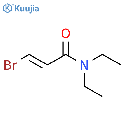 2-Propenamide, 3-bromo-N,N-diethyl-, (E)- structure