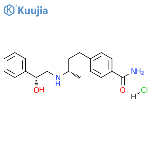 Benzamide,4-[(3S)-3-[[(2R)-2-hydroxy-2- phenylethyl]amino]butyl]-,monohydrochloride structure