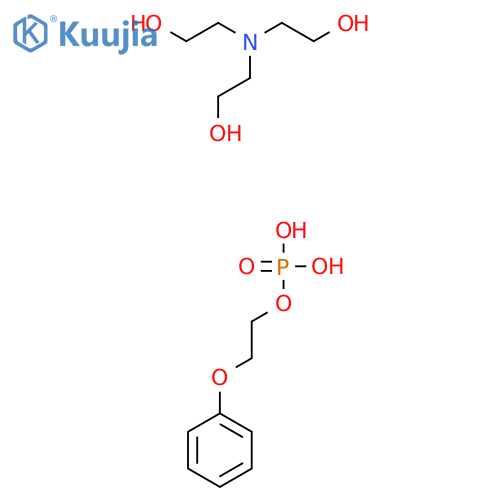 Ethanol, 2,2',2''-nitrilotris-, compd. with 2-phenoxyethyl phosphate structure