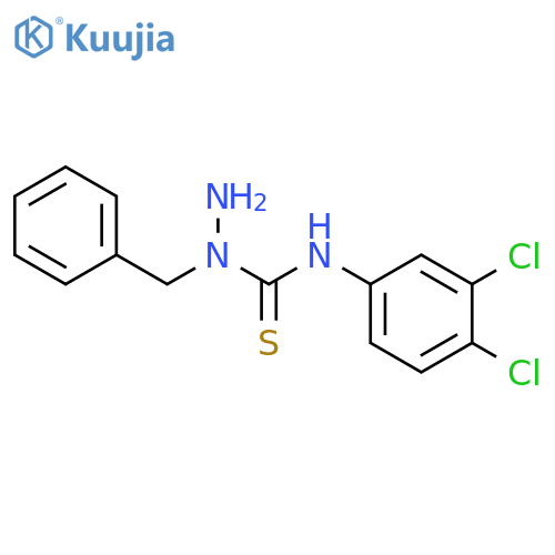 3-amino-3-benzyl-1-(3,4-dichlorophenyl)thiourea structure