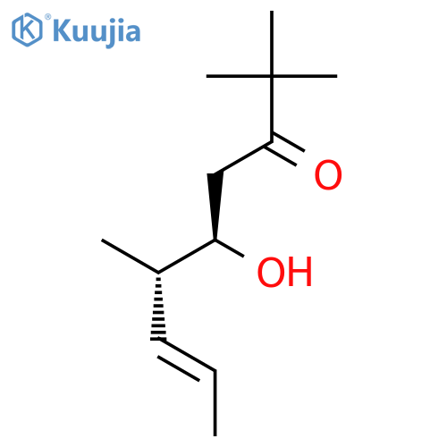 7-Nonen-3-one, 5-hydroxy-2,2,6-trimethyl-, (5R,6S,7E)- structure
