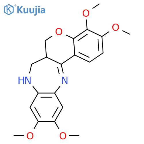 3,4,10,11-tetramethoxy-6,6a,7,8-tetrahydrochromeno[4,3-b][1,5]benzodiazepine structure