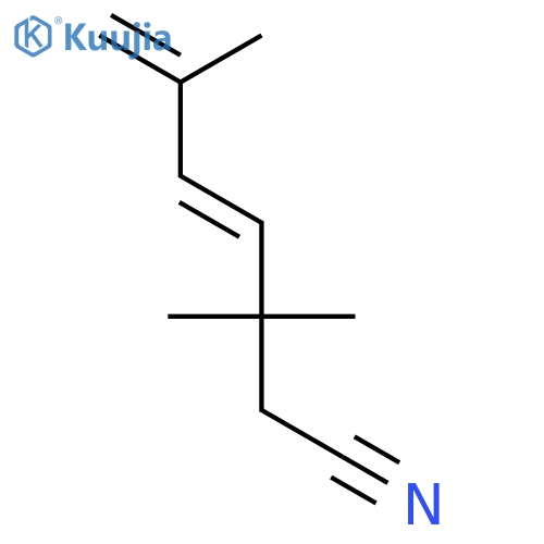 3,3,6-Trimethylhepta-4,6-dienenitrile structure