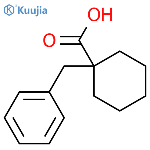 1-benzylcyclohexane-1-carboxylic acid structure
