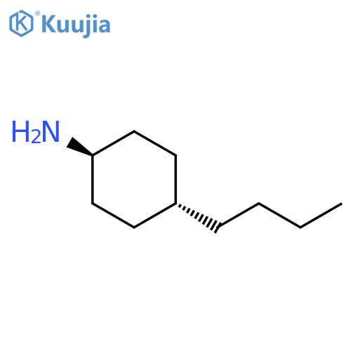 Cyclohexanamine, 4-butyl-, trans- structure