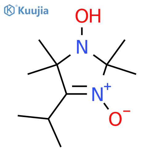 1-Hydroxy-4-isopropyl-2,2,5,5-tetramethyl-3-imidazoline-3-oxide structure