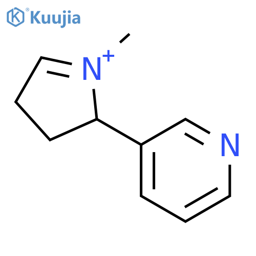 2H-Pyrrolium, 3,4-dihydro-1-methyl-2-(3-pyridinyl)- structure
