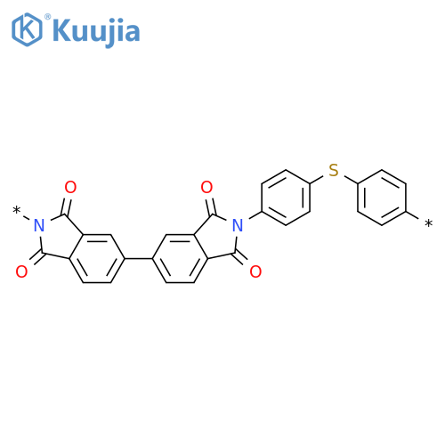 POLY[(1,1',3,3'-TETRAHYDRO-1,1',3,3'-TETRAOXO[5,5'-BI-2H-ISOINDOLE]-2,2'-DIYL)-1,4-PHENYLENETHIO-1,4-PHENYLENE] structure