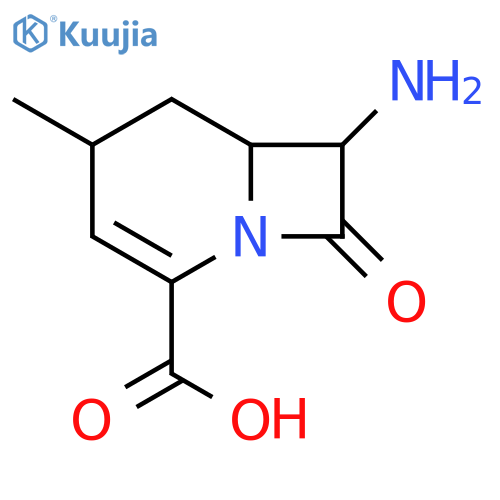 1-Azabicyclo[4.2.0]oct-2-ene-2-carboxylicacid, 7-amino-4-methyl-8-oxo- structure