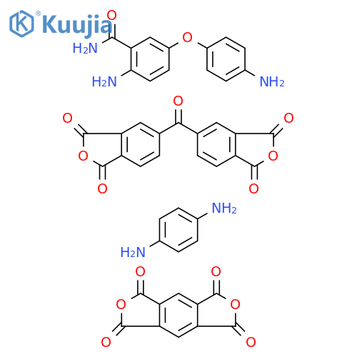 Benzamide,2-amino-5-(4-aminophenoxy)-,polymerwith1,4-benzenediamine,1H,3H-benzo[1,2-c:4,5-c']difuran-1,3,5,7-tetroneand5,5'-carbonylbis[1,3-isobenzofurandione] structure