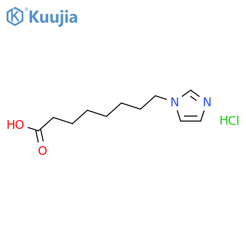 1H-Imidazole-1-octanoic acid, monohydrochloride structure