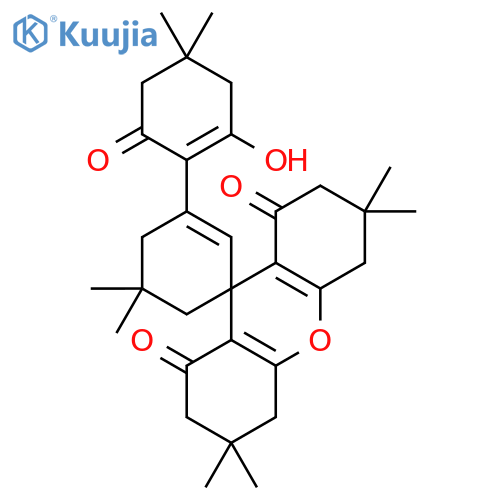 3-(2-hydroxy-4,4-dimethyl-6-oxocyclohex-1-en-1-yl)-3',3',5,5,6',6'-hexamethyl-3',4',6',7'-tetrahydrospiro[cyclohex-2-ene-1,9'-xanthene]-1',8'(2'H,5'H)-dione structure