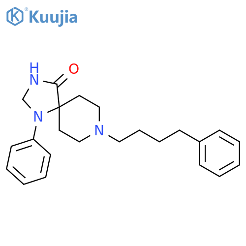 1,3,8-Triazaspiro[4.5]decan-4-one, 1-phenyl-8-(4-phenylbutyl)- structure