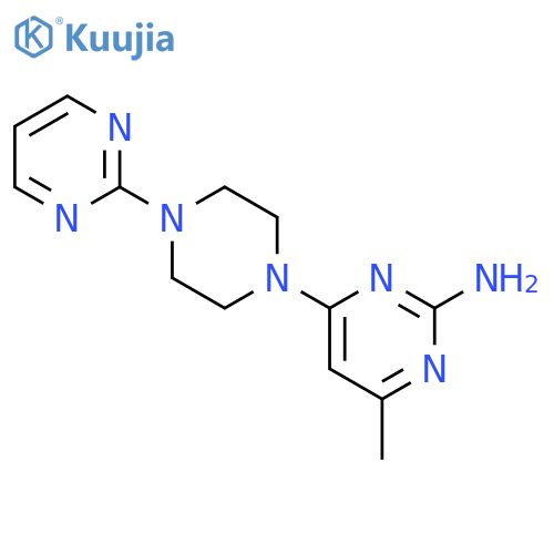 2-Pyrimidinamine, 4-methyl-6-[4-(2-pyrimidinyl)-1-piperazinyl]- structure