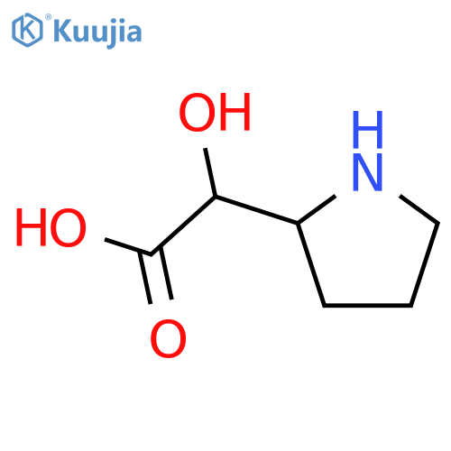 a-hydroxy-2-Pyrrolidineacetic acid structure
