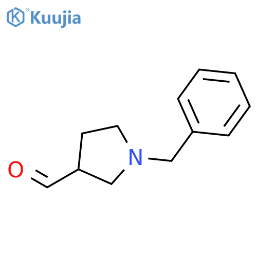 3-Pyrrolidinecarboxaldehyde,1-(phenylmethyl)- structure