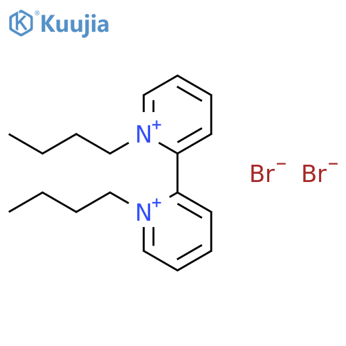 2,2'-Bipyridinium, 1,1'-dibutyl-, dibromide structure