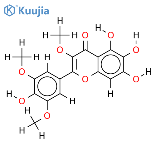 3,3',5'-Tri-Me ether-3,3',4',5,5',6,7-Heptahydroxyflavone structure