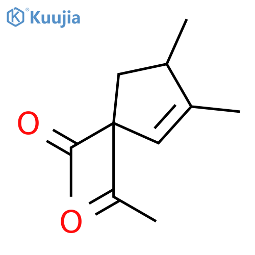 ETHANONE, 1,1'-(3,4-DIMETHYL-2-CYCLOPENTEN-1-YLIDENE)BIS- structure