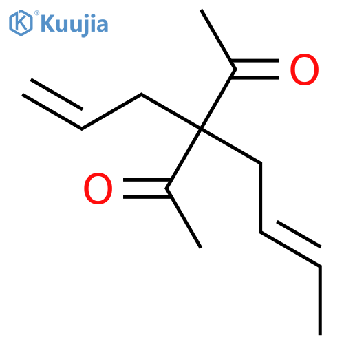2,4-Pentanedione, 3-(2-butenyl)-3-(2-propenyl)- structure