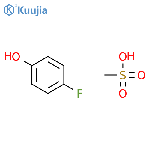 4-Fluorophenyl methanesulfonate structure