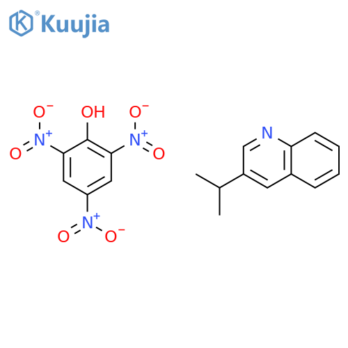 QUINOLINE, 3-(1-METHYLETHYL)-, COMPD. WITH 2,4,6-TRINITROPHENOL (1:1) structure