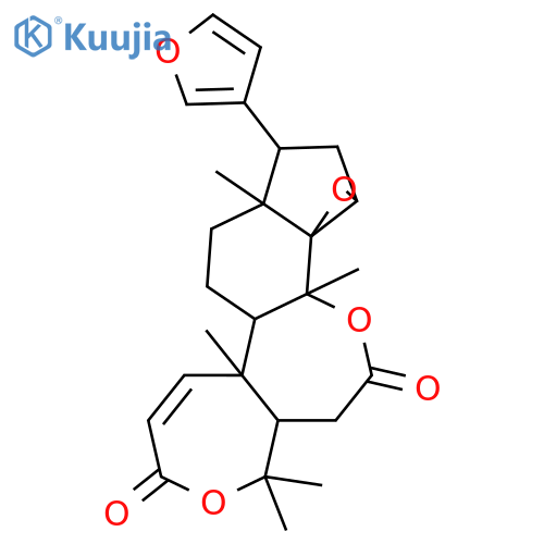 11-furan-3-yl-4,4,8a,10a,13b-pentamethyl-3a,8a,8b,9,10,10a,11,12,12a,13b-decahydrooxepino[4,3-d]oxireno[3,3a]indeno[4,5-b]oxepine-2,6(3H,4H)-dione structure