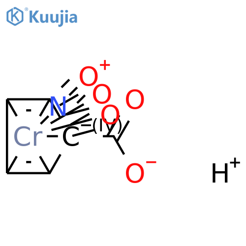 Chromate(1-), dicarbonyl[(1,2,3,4,5-η)-1-(carboxylato)-2,4-cyclopentadien-1-yl]nitrosyl-, hydrogen (1:1) structure