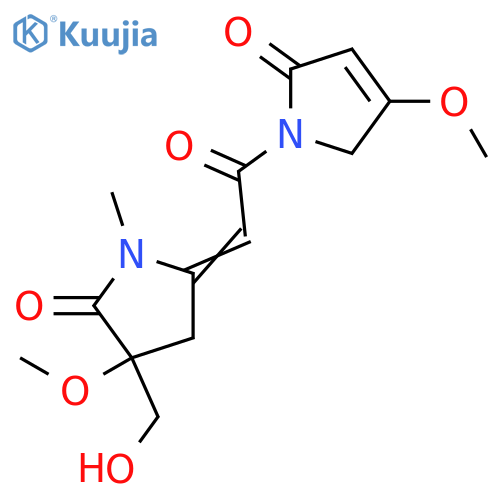 2H-Pyrrol-2-one,1,5-dihydro-1-[(2E)-2-[4-hydroxy-4-(methoxymethyl)-1-methyl-5-oxo-2-pyrrolidinylidene]acetyl]-4-methoxy- structure