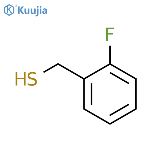 Benzenemethanethiol,2-fluoro- structure