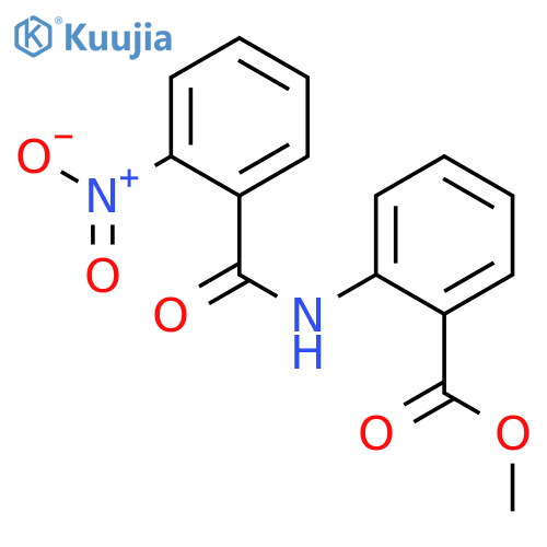 Benzoic acid,2-[(2-nitrobenzoyl)amino]-, methyl ester structure