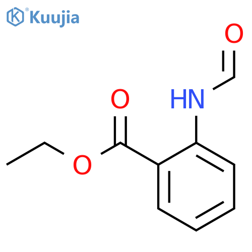 Benzoic acid,2-(formylamino)-, ethyl ester structure