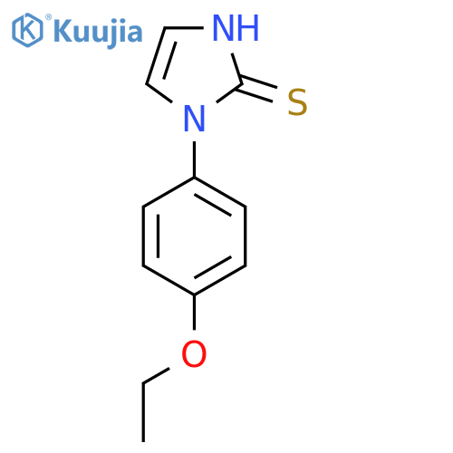 1-(4-Ethoxyphenyl)-1H-imidazole-2-thiol structure