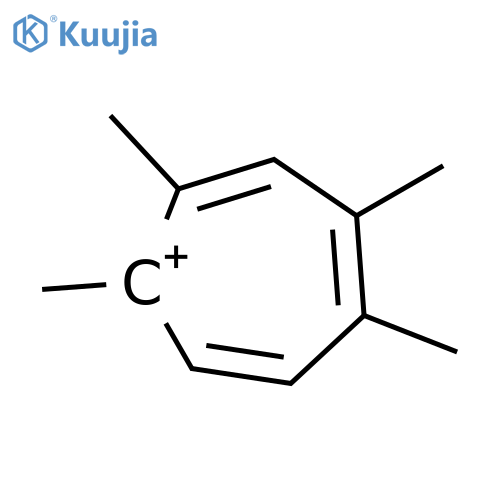 Cycloheptatrienylium, 1,2,4,5-tetramethyl- structure