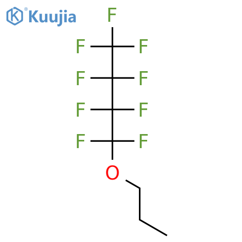 1,1,1,2,2,3,3,4,4-nonafluoro-4-propoxybutane structure