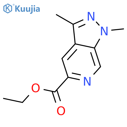 1H-PYRAZOLO[3,4-C]PYRIDINE-5-CARBOXYLIC ACID, 1,3-DIMETHYL-, ETHYL ESTER structure