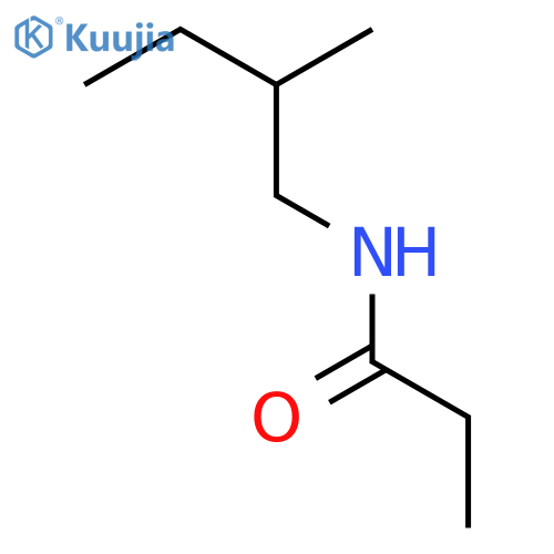 2-Methyl-1-butylamine; (ξ)-form, Propanoyl structure