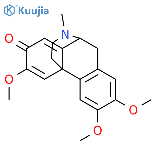 2,3,6-trimethoxy-17-methyl-5,6,8,14-tetradehydromorphinan-7-one structure