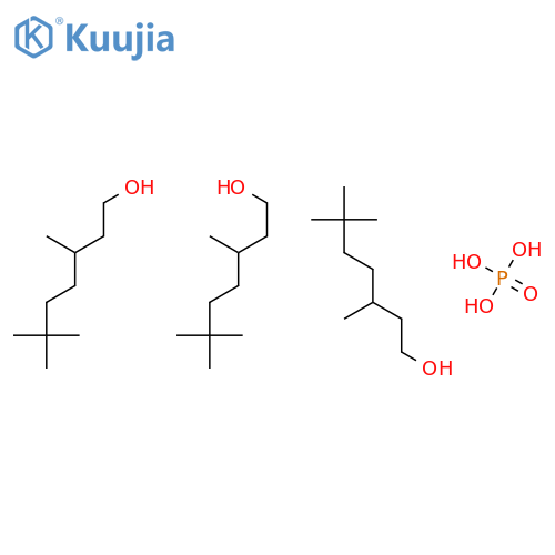 1-HEPTANOL, 3,6,6-TRIMETHYL-, PHOSPHATE (3:1) structure